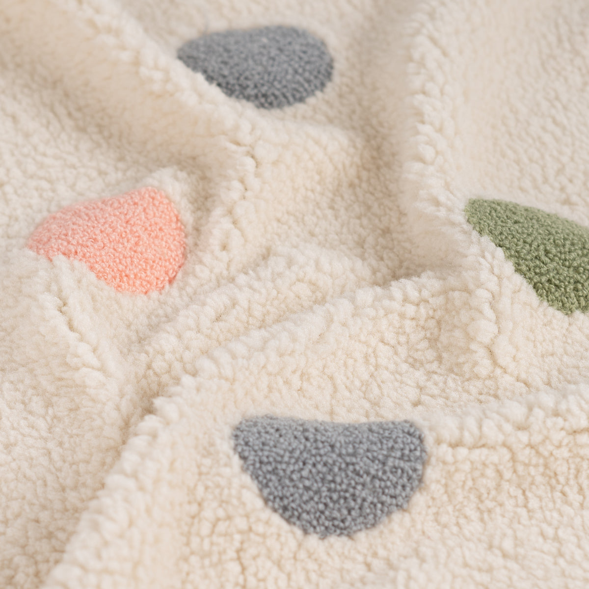 Sherpa à pois pastel
